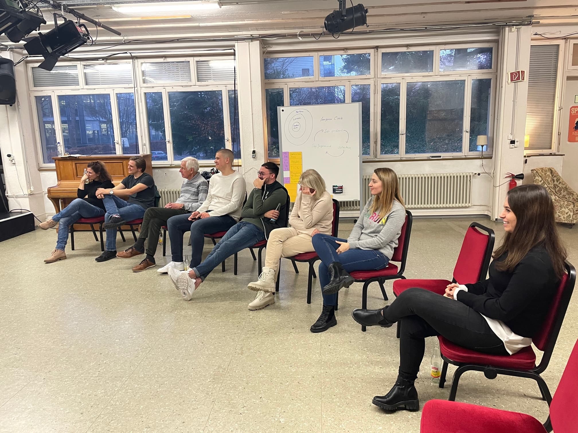 Impro-Workshop in der Töpferei